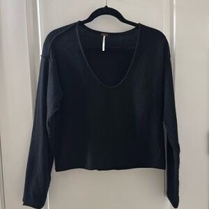 Free People Black Size Small Sweater